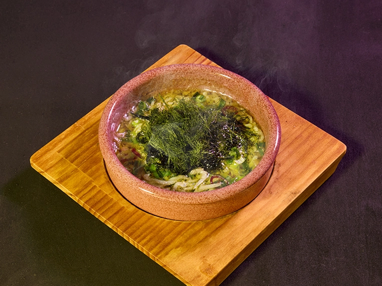 しらすと青海苔のアヒージョ